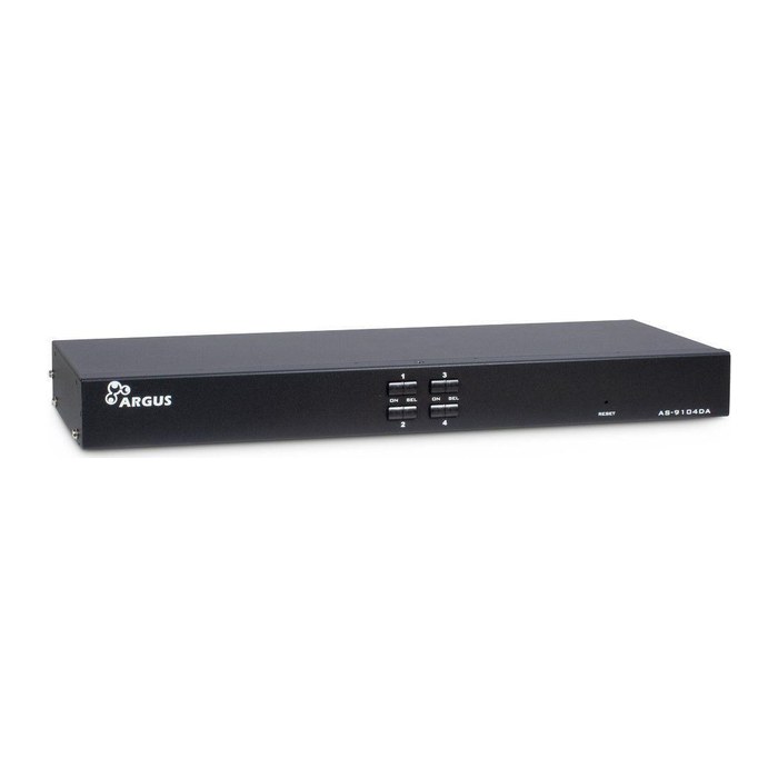 Inter-Tech KVM-Switch AS-9104DA RackmountDVI,4xDVI/USB/Audio retail