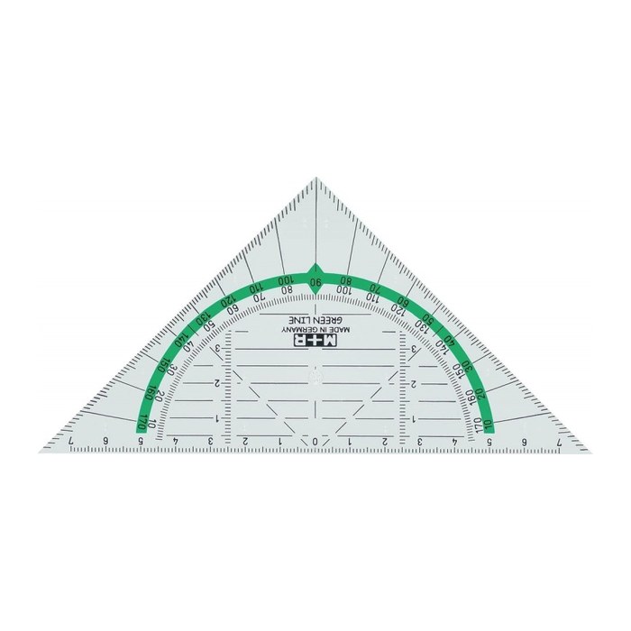 M + R Geometrie-Dreieck GreenLine 16,0 cm