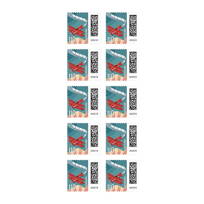 Deutsche Post 1,10 € Briefmarken "Luftpost" selbstklebend, 10 St.