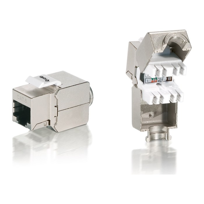 Equip Keystone Jack geschirmt Cat6 LSA 8Stk si Polybeutel