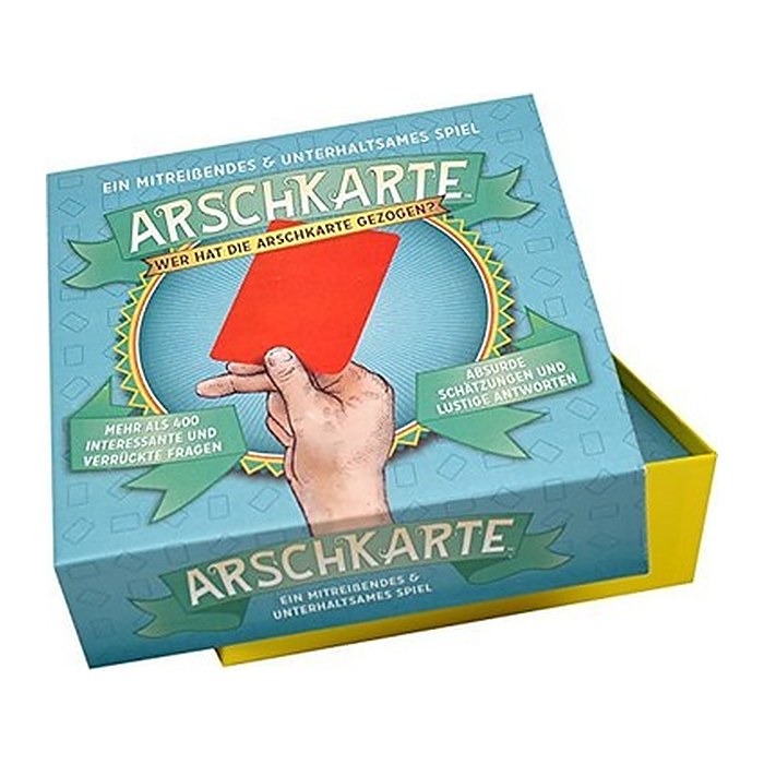 kylskapspoesi Arschkarte – Wer hat die Arschkarte gezogen? Kartenspiel, 1 St.