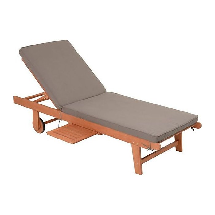 Garden Pleasure Sonnenliege SAN DIEGO braun Holz