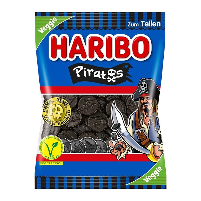 HARIBO PIRATOS Lakritz 175,0 g, 1 Pack