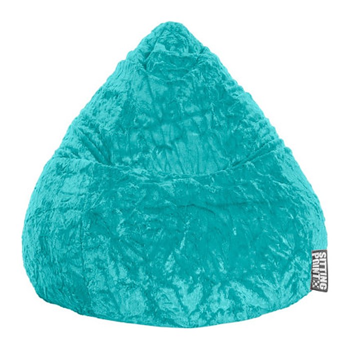 SITTING POINT Beanbag Fluffy L Sitzsack türkis