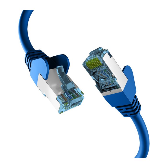EFB RJ45 Patchkabel mit Cat7 Rohkabel 5.00m blau