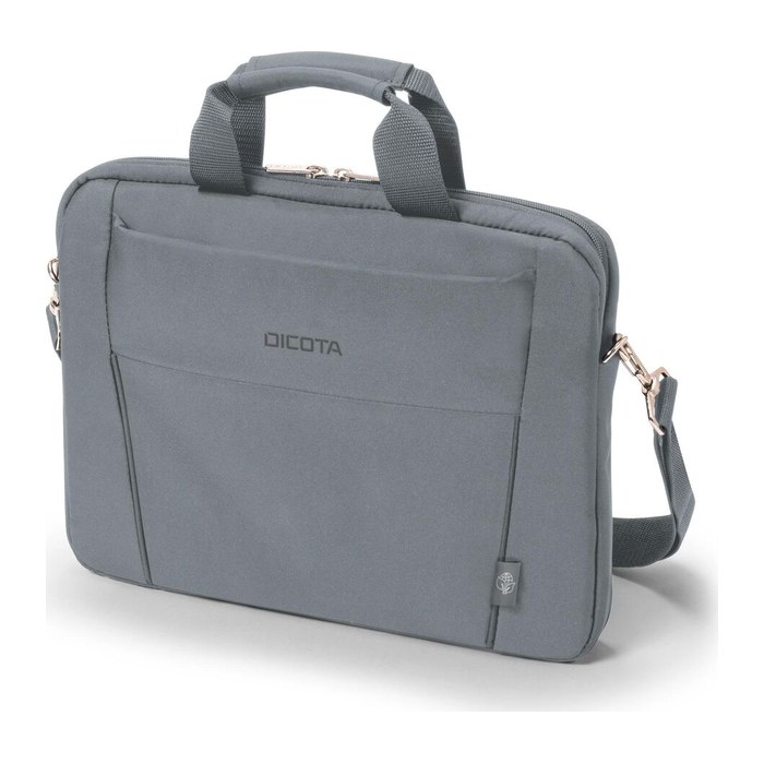 DICOTA Laptoptasche Eco Top Traveller BASE Kunstfaser grau D31301-RPET bis 31,8 cm (12,5 Zoll)