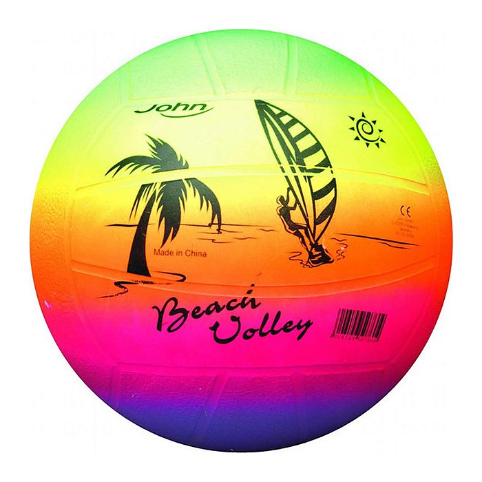 John® Volleyball Rainbow Palme mehrfarbig, Ø 22,0 cm, 1 St.