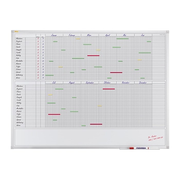 FRANKEN X-tra!Line Jahresplaner, blanko 120,0 x 90,0 cm
