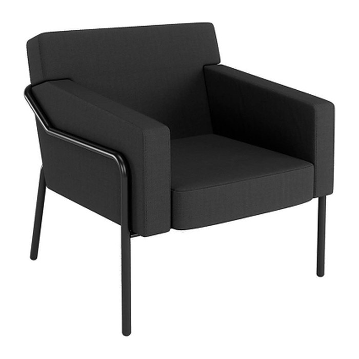medso powered by PAPERFLOW Sessel MEDSO L anthrazit schwarz Kunststoff 75,0 x 74,3 x 73,6 cm, 1 St.