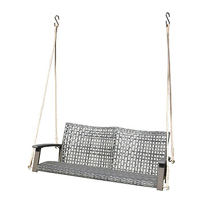 Garden Pleasure Hängebank CUNEO 970387 grau Kunststoff 114,0 cm