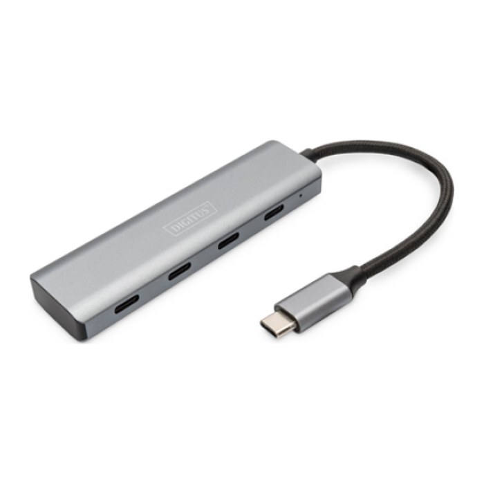 DIGITUS USB-Hub DA-70246 4-fach grau