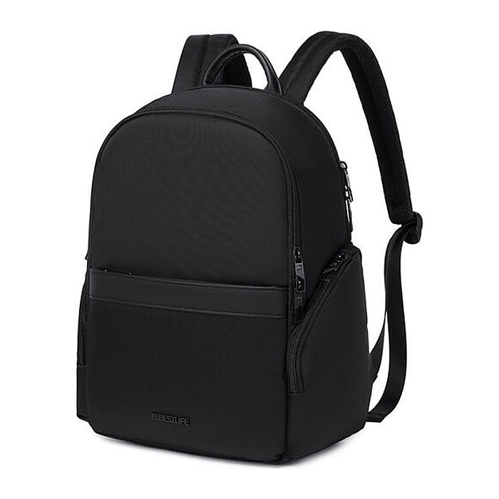 BESTLIFE Laptop-Rucksack FRANKLYN Kunststoff schwarz bis 35,8 cm (14,1 Zoll)