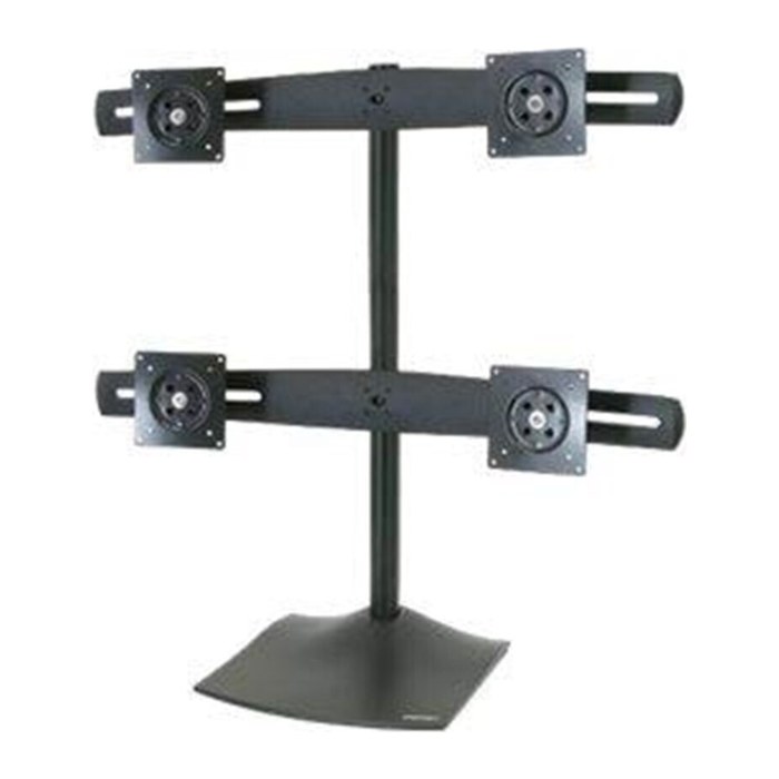 ergotron Monitor-Halterung DS100 33-324-200 schwarz für 4 Monitore, Tischständer