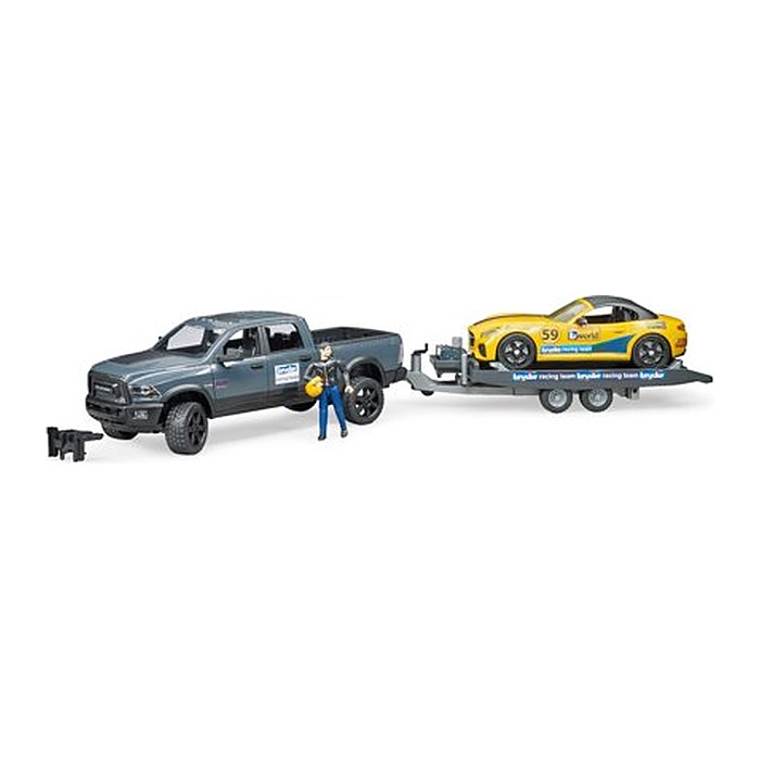 bruder RAM 2500 Power Wagon und Roadster Racing Team 2504 Spielzeugauto