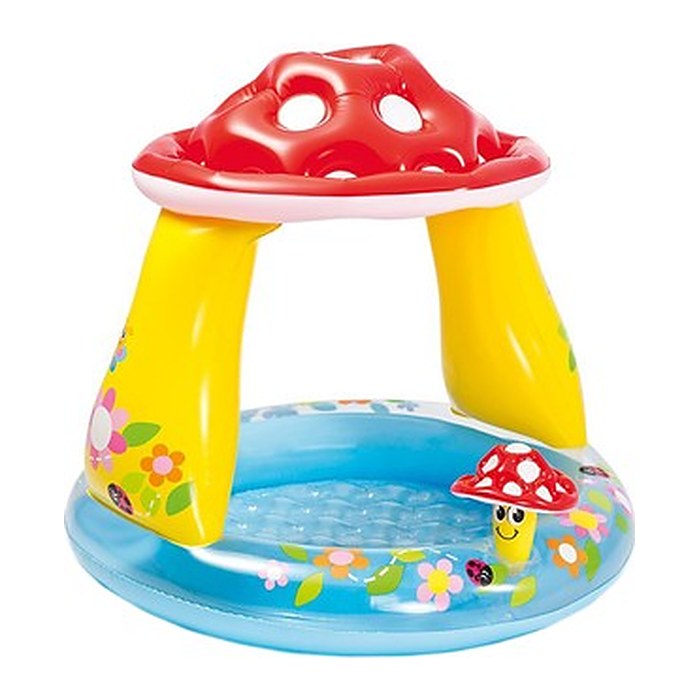 INTEX® Babyplanschbecken Fliegenpilz 45,0 l mehrfarbig 102,0 x 89,0 cm
