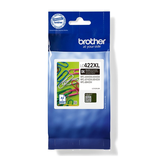 brother LC-422XLBK schwarz Druckerpatrone