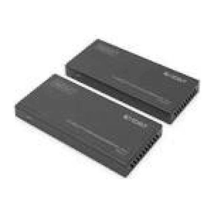 DIGITUS 4K HDBaseT 1x4 HDMI KVM Extender Set, 70m