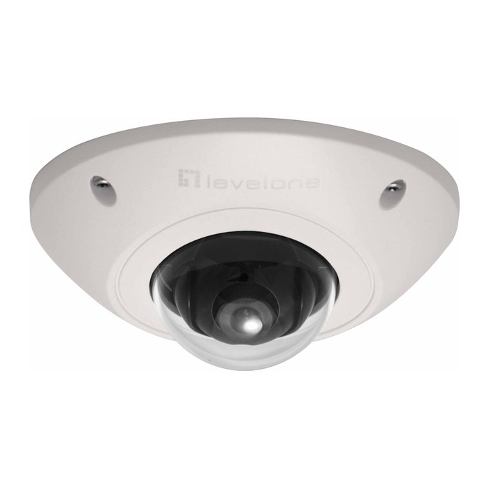 LevelOne IPCam Dome Fix Out 2MP/H.264/IR/3.5W/PoE/IP66