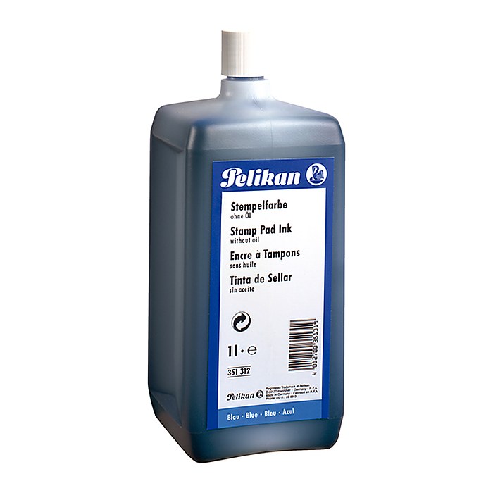 Pelikan Stempelfarbe o.Öl blau 1000 ml mit Ausgießer