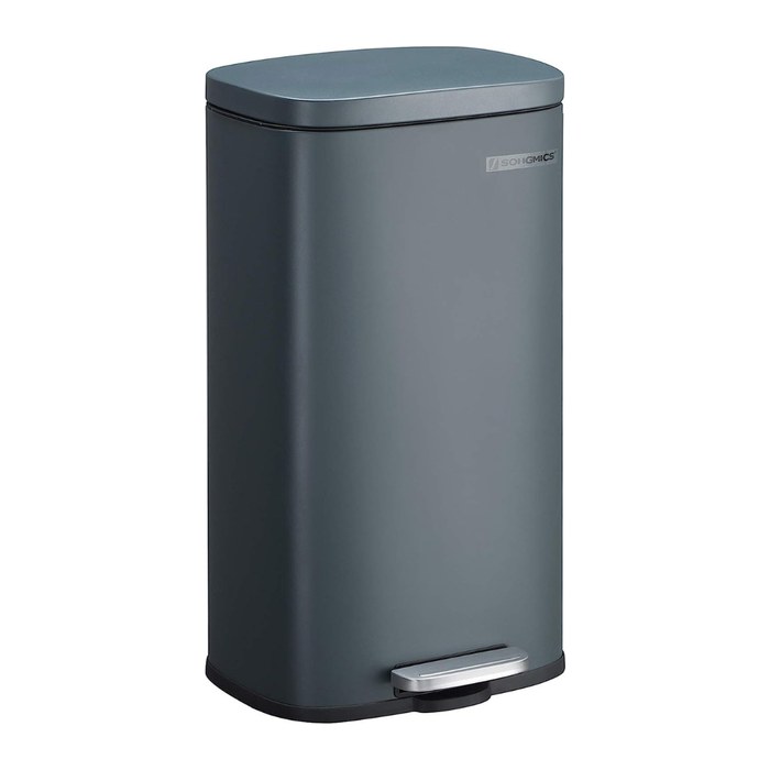 SONGMICS Mülleimer 30,0 l grüngrau, 1 St.