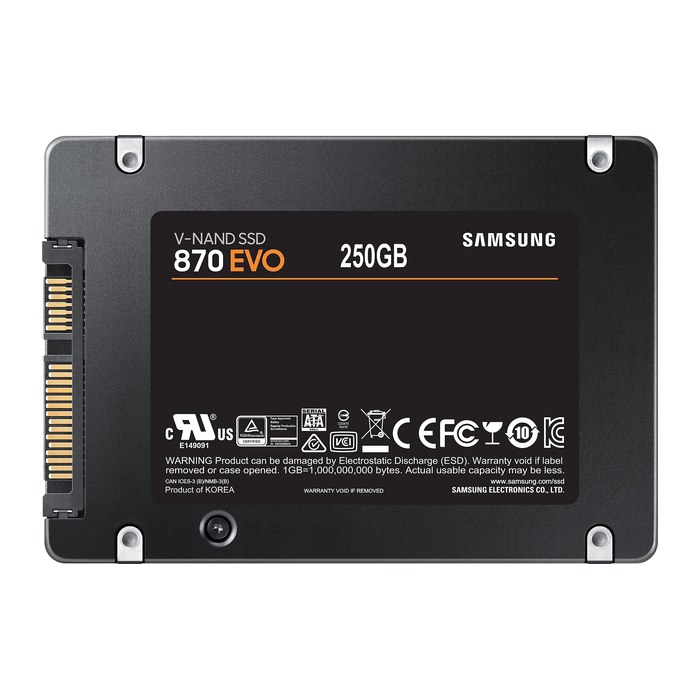 SAMSUNG 870 EVO 250 GB interne SSD-Festplatte