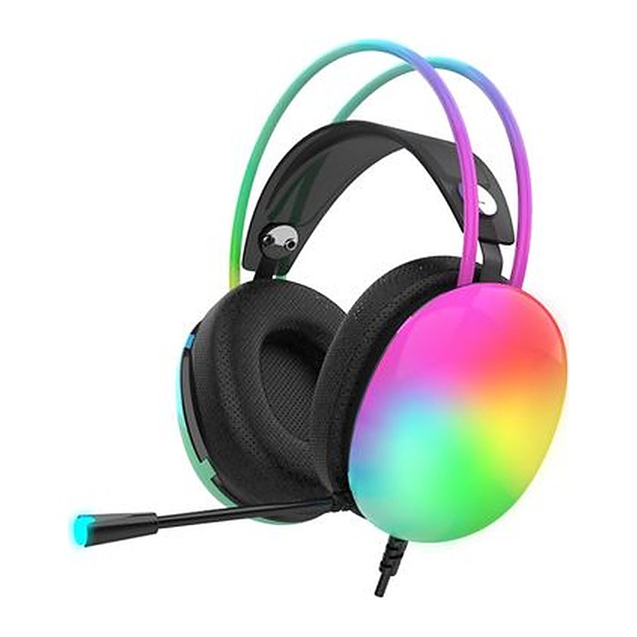 INCA Gaming Headset 7.1 Surround Sound/RGB/USB Schwarz