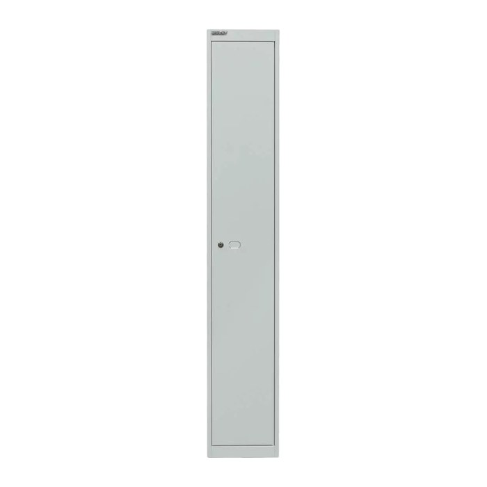 BISLEY Spind lichtgrau CLK121645, 1 Schließfach 30,5 x 30,5 x 180,2 cm