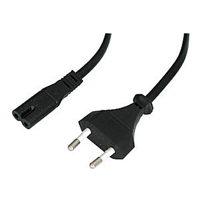 LINDY IEC-Netzkabel Euro-Netzstecker-IEC 320 C7 2m