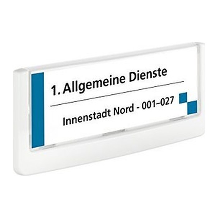 DURABLE Türschild CLICK SIGN Kunststoff weiß 14,9 x 5,25 cm, 1 St.