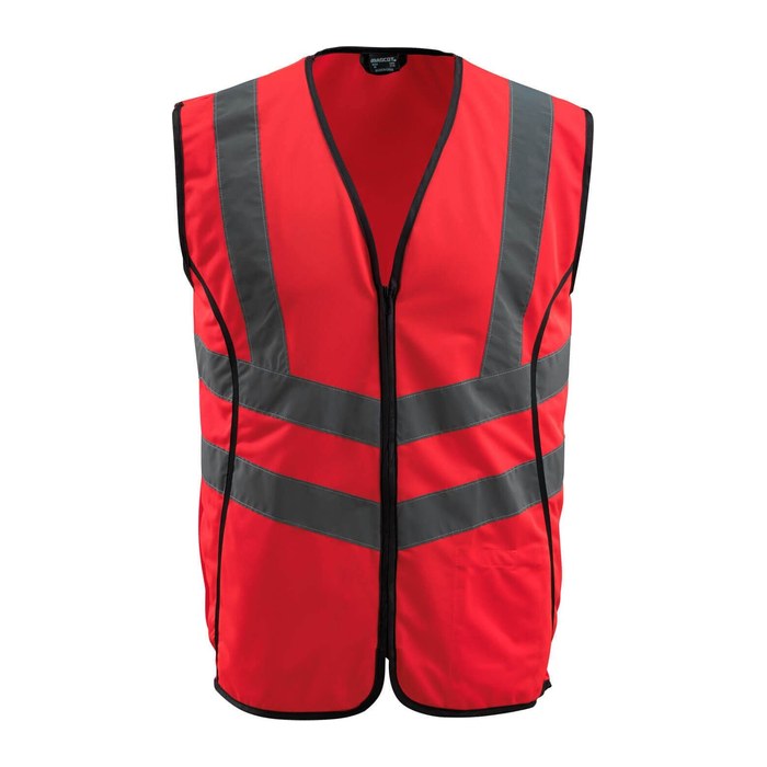 MASCOT® unisex Warnweste Wingate  rot Größe S