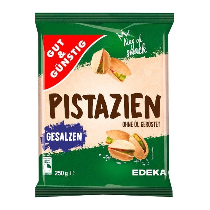 GUT&GÜNSTIG Pistazien geröstet & gesalzen 250,0 g, 1 St.