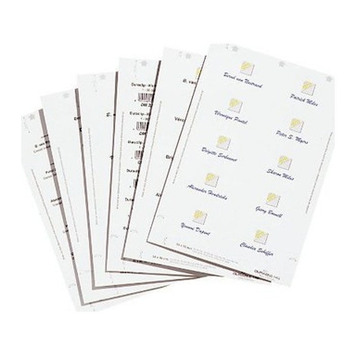 DURABLE Einsteckschilder für Namensschilder Badgemaker 21,0 x 6,1 cm, 20 St.