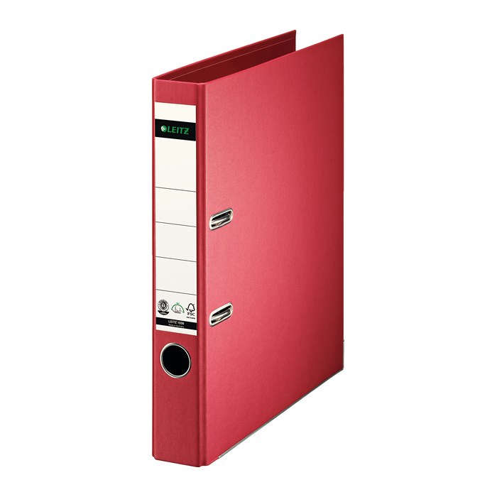 LEITZ 1008 Ordner rot Karton 5,2 cm DIN A4, 1 St.