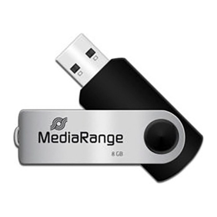 MediaRange Neutral USB-Stick flash drive, 8GB BULK bulk