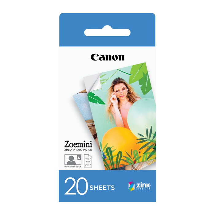 Canon ZP-2030 ZINK™ weiß Fotopapier, 20 Blatt