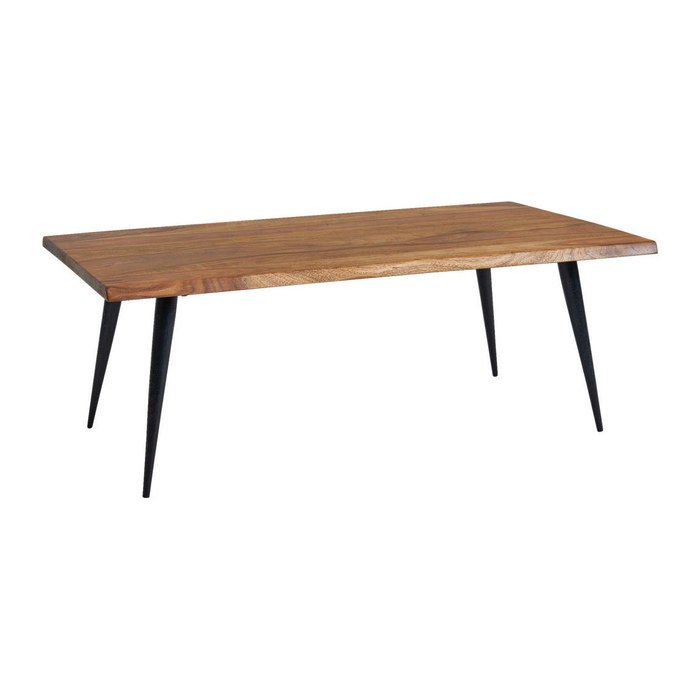 WOHNLING Couchtisch rechteckig Massivholz sheesham 110,0 x 60,0 x 40,0 cm, 1 St.