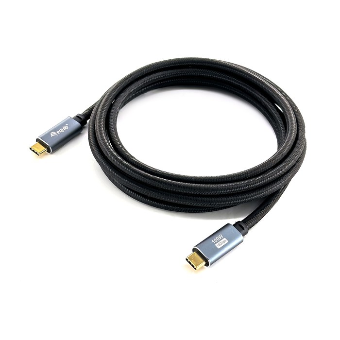 Equip Kabel USB-C3.2->C Gen2 4K PD100W St/St 2.00m schwarz