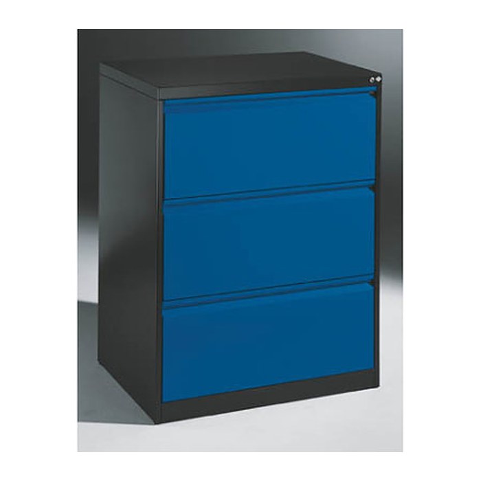 CP C 2000 Acurado Hängeregistraturschrank grau, blau 3 Schubladen 78,7 x 59,0 x 104,5 cm, 1 St.