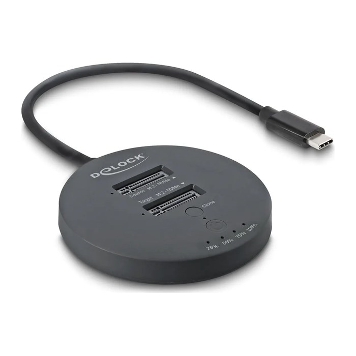 DELOCK USB 20 Gbps M.2 Dockingstation 2x M.2 NVMe PCIe SSD
