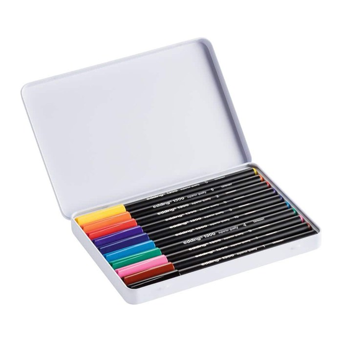 edding 1300 Filzstifte farbsortiert, 10 St.