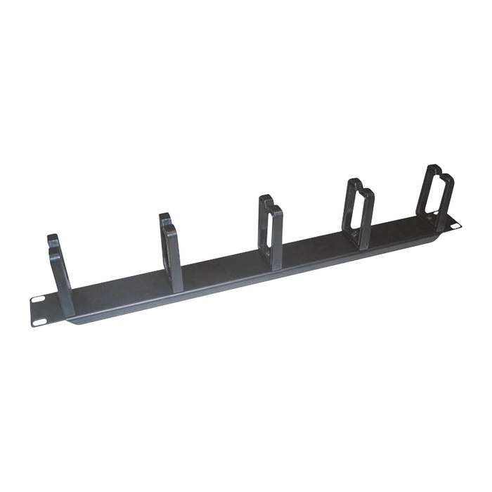 Logilink Kabelführungspanel 19" 1HE, 5 Plastikringe, schw