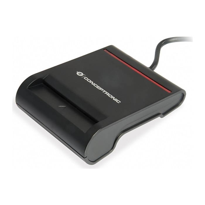 CONCEPTRONIC Smart-ID Kartenleser USB-A2.0 schwarz