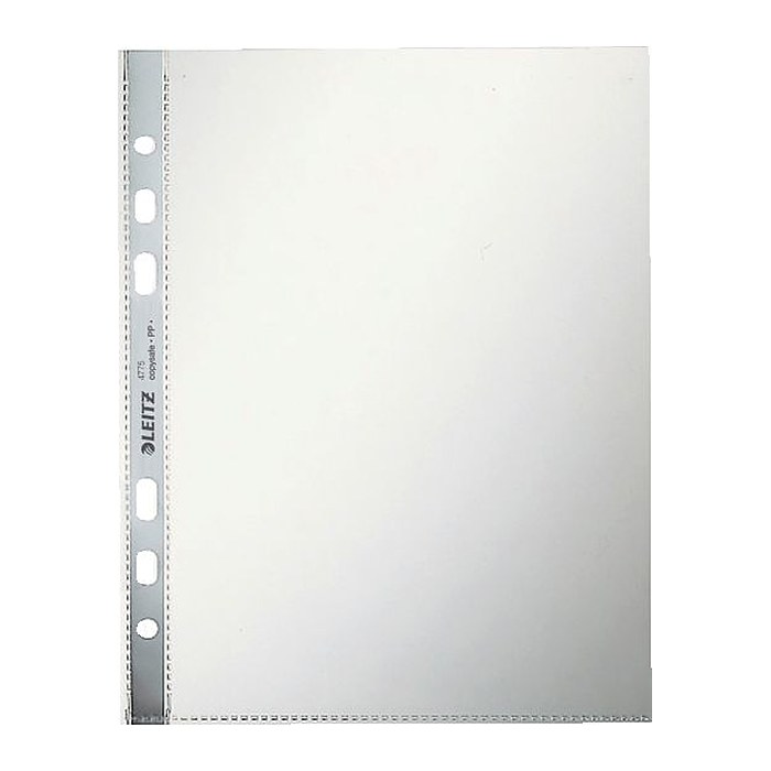 LEITZ Prospekthüllen 4775 DIN A5 transparent glatt 0,075 mm, 100 St.