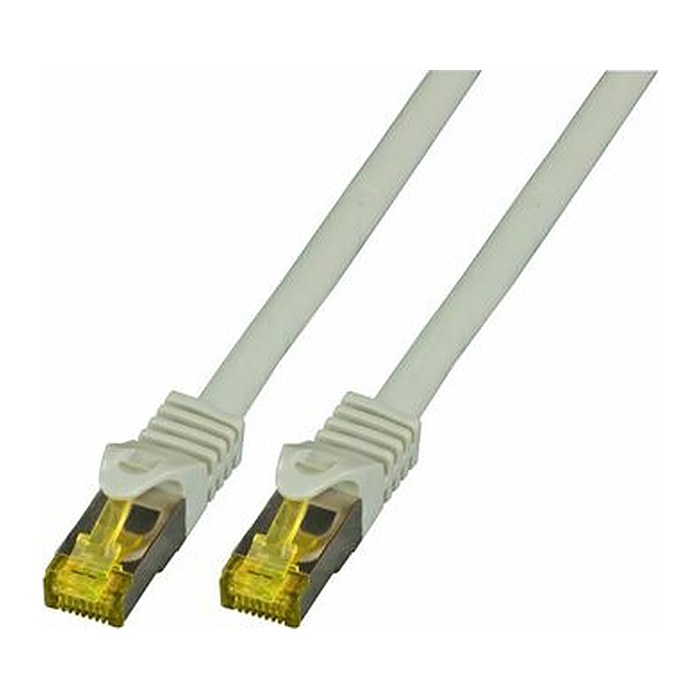 EFB RJ45 Patchk. Cat.6a S/FTP LSZH Cat.7 Rohk. 0.15m grau