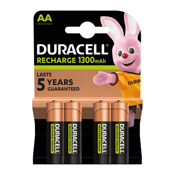 DURACELL Akkus PreCharged Ni-MH Mignon AA 2.500 mAh, 4 St.