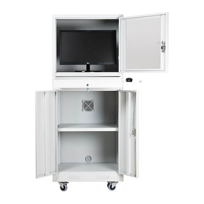 Gürkan PC-Schrank grau