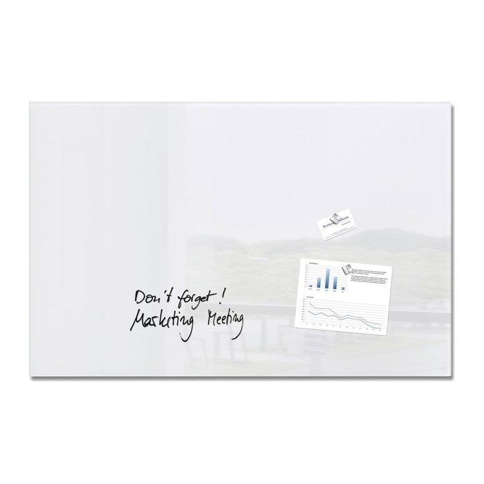 SIGEL Glas-Magnettafel artverum® 100,0 x 65,0 cm weiß