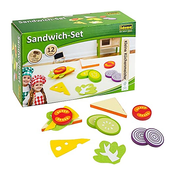 Idena Kinderküche Sandwich-Set mehrfarbig