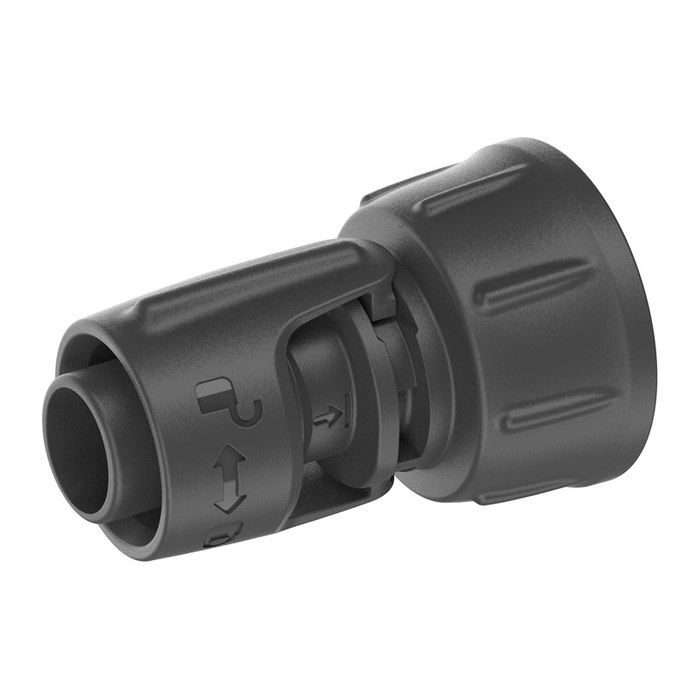GARDENA Gartenschlauchverbinder Micro-Drip-System 13222-20 13 mm (1/2 Zoll) Wasseranschluss, 26,5 mm (G 3/4 Zoll) Gewinde, 1 St.
