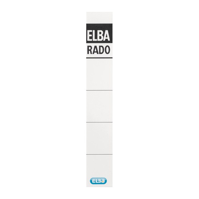 ELBA Einsteck-Rückenschilder weiß für 5,0 cm Rückenbreite, 10 St.